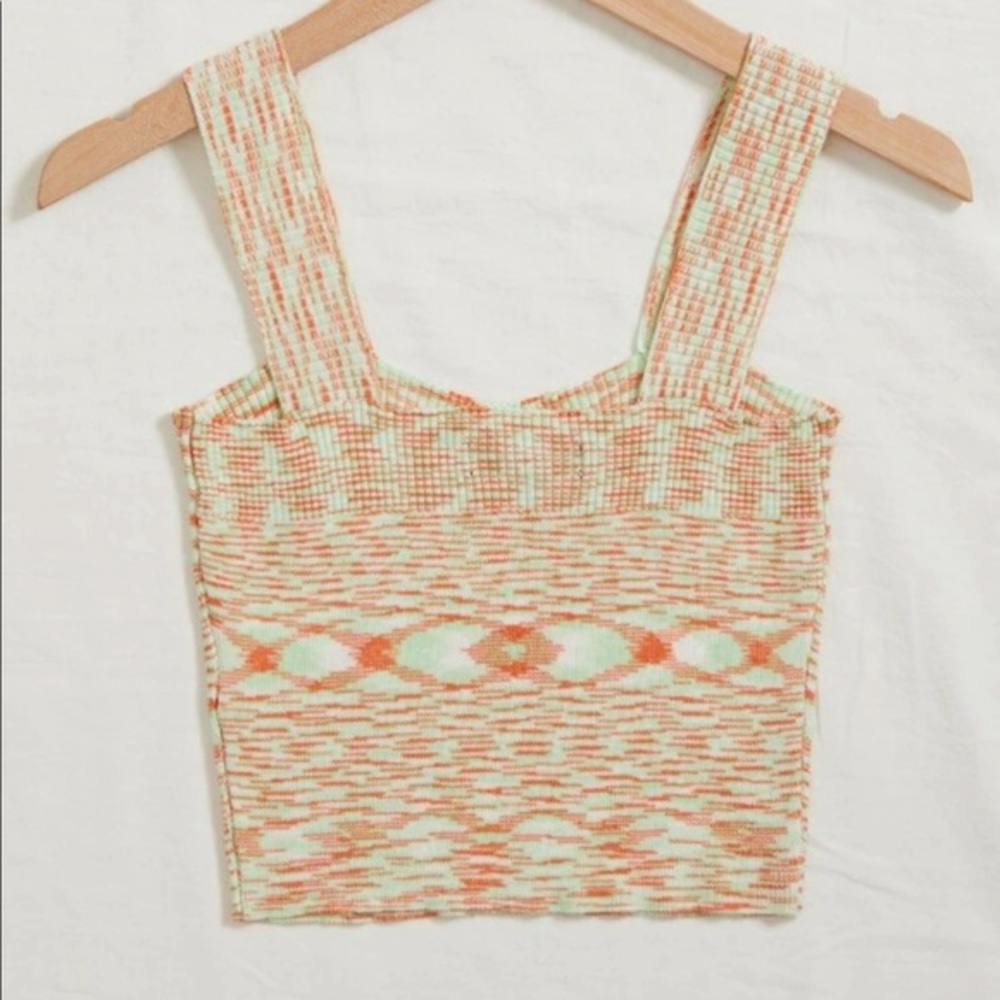 Striped knit cami top - Picture 2 of 4